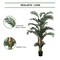 7ft Areca Palm Tree - 28 Silk Leaves in Black Pot, Realistic Greenery, Indoor/Outdoor Decor - Perfect for Homes, Offices, Events & All-Season Use, Floral Home by Artificial Flowers